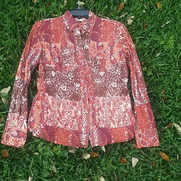 Lucky Brand Tops - Lucky Brand Button Down Blouse Size S
